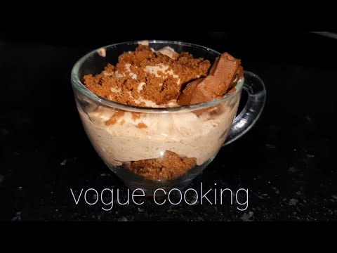 Eggless Chocolate Mousse||Easy recipe|| 2 minutes recipe||Vogue cooking||Easy dessert