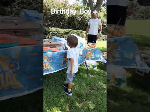 Celebrating a Space Jam birthday.