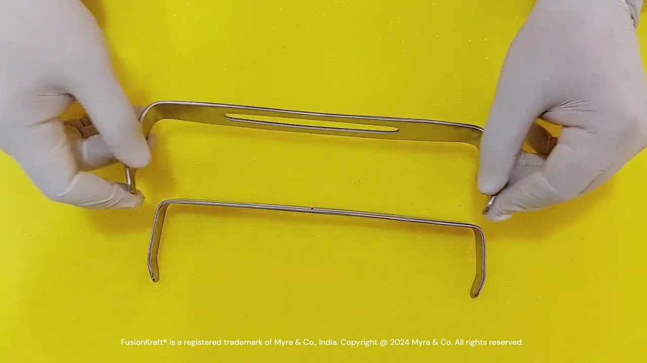 FusionKraft US Army-Navy Retractor, Double Ended, (Set of 2), 8.25