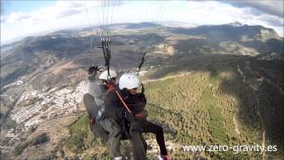 preview picture of video 'VOLANDO PARAPENTE EN EL BOSQUE'