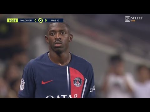 ousmane dembele vs toulouse debut for psg 2023/24