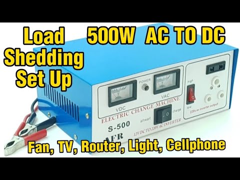 How To Set Up a 350W - 500W 12V AFR Solar Inverter With Built In Charger #loadshedding (setup)