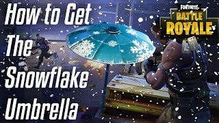 Fortnite - How to get The Snowflake Umbrella