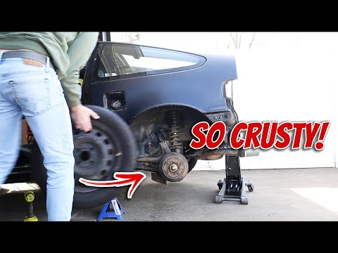1988 CRX Si Restore Part 22  - Suspension Cleanup