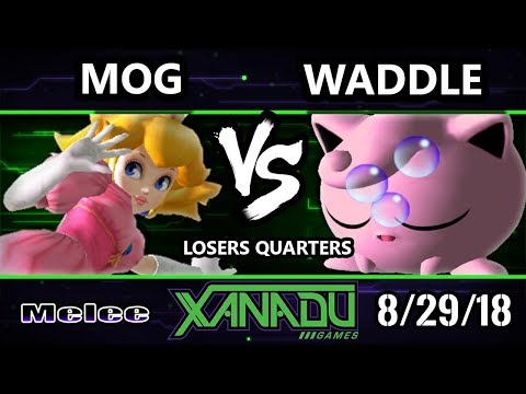 S@X 265 SSBM -  MoG (Peach) Vs.  Waddle (Jigglypuff) Smash Melee Losers Quarters