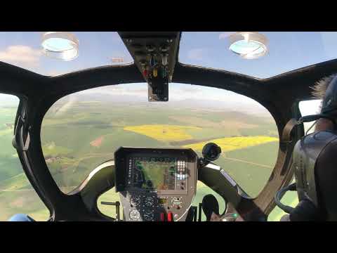 2022 08 21 Marzou Gyrocopter flight.