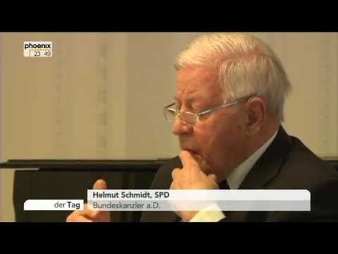 Preisverleihung des Schleyer-Preises für Helmut Schmidt am 26.04.2013