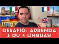 DESAFIO APRENDA 3 OU 4 IDIOMAS Até 2021 Ou 2022 Gabriel Poliglota