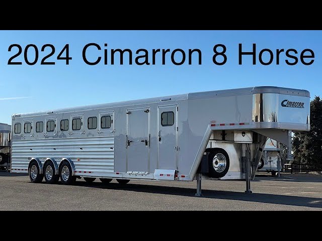 Preview image of 2024 Cimarron Norstar 8 Horse Gooseneck Trainer Trailer youtube video
