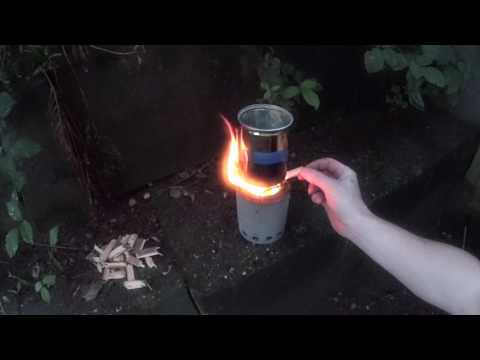 Sondeln , mit dem Holzvergaser Ofen /Metal Detect Wood Gas Stove Hobo