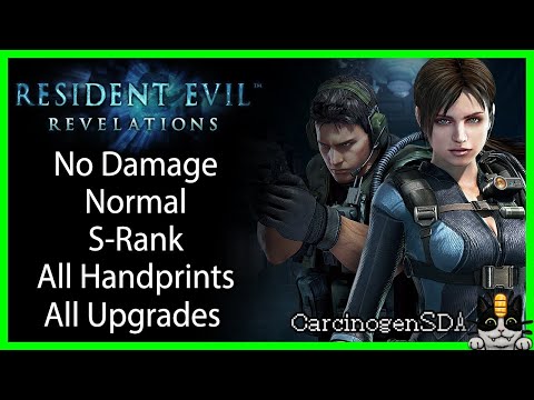 Resident Evil Revelations (PC) No Damage - Normal, S Rank, All Handprints, All Weapon Parts
