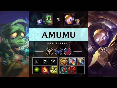 Amumu Support vs Blitzcrank - NA Diamond Patch 25.18