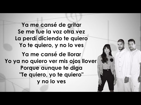 Cali y El Dandee, Aitana - Coldplay (Letra/Lyrics)