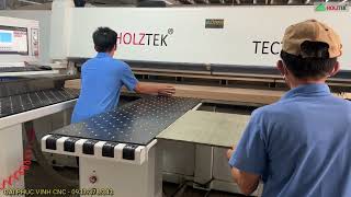 Máy Panel saw cắt ván tự động, nhập số liệu tự kéo vào cắt  TECTRA-328F