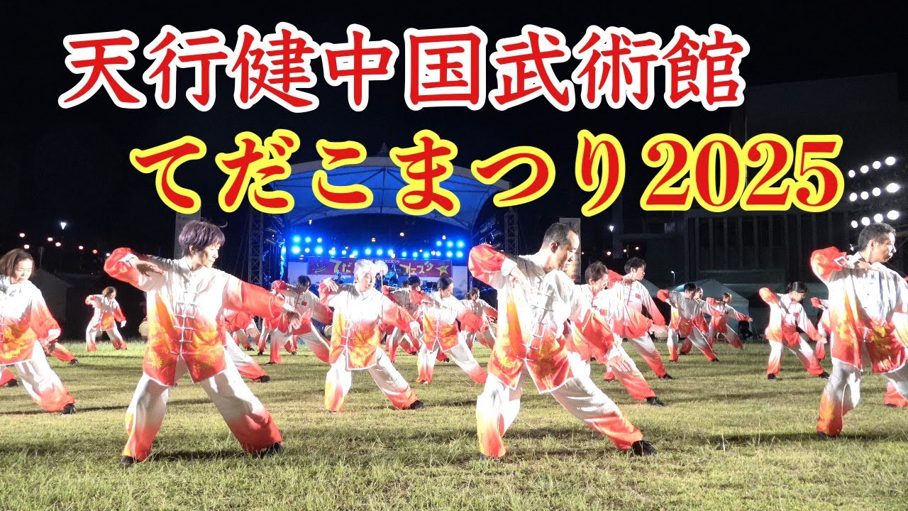 てだこまつり2025  天行健中国武術館メンバーによる演武