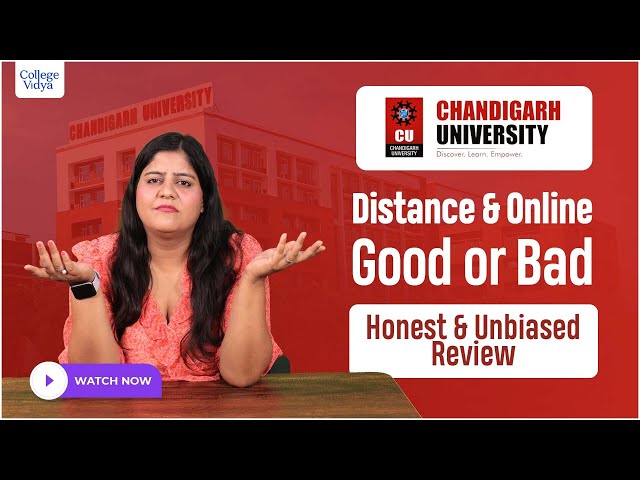 Is Chandigarh University Online & Distance Good or Bad? Honest Reviews| MBA| BBA| BCOM| Fees
