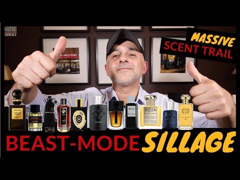 Top 20 Fragrances With BEAST-MODE SILLAGE | Fragrances That Leave A Massive Scent Trail Video