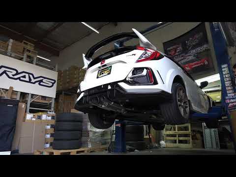 Honda Civic Type R (FK8) MXP Comp RS Cat-Back Exhaust - IG @vlcsnrs