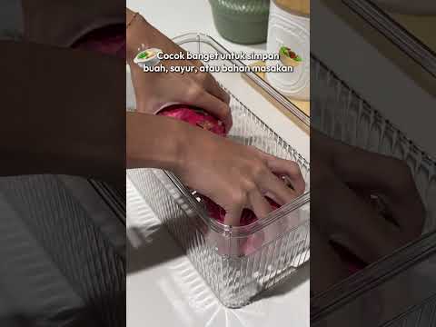 Gambar Stora Wadah Makanan Kulkas Plastik Dengan Tutup Handy 5 Liter Transparan
