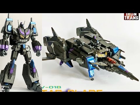 New transformers IronTrans IR-V01B Star Blade G1 Star Saber Black Version revealed