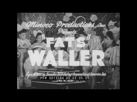 1940s AFRICAN AMERICAN SOUNDIES   FATS WALLER   RED ALLEN  LOUIS ARMSTRONG  MILLS PANORAM XD13584