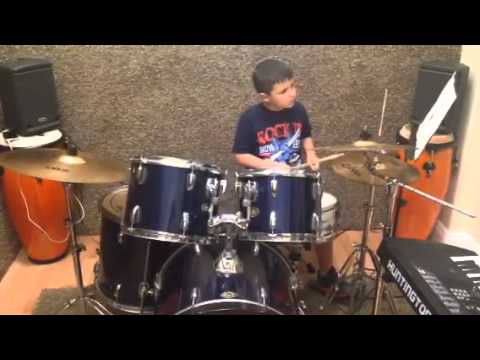 Brandon Rodriguez Drummer 7 años / Prof. Miguel Hernández