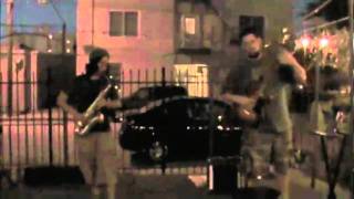 Jim Ivy and Kris Gruda Cafe Bohemia 727 Experimental Showcase sax guitar