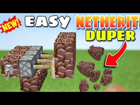 1.19 SIMPLE Ancient Netherite Duplication, In Minecraft | Stack In 13 Seconds