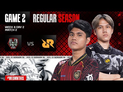 ALTER EGO  vs RRQ HOSHI | Regular Season Week 8 Day 2 | Game 2 | #MPLIDS16