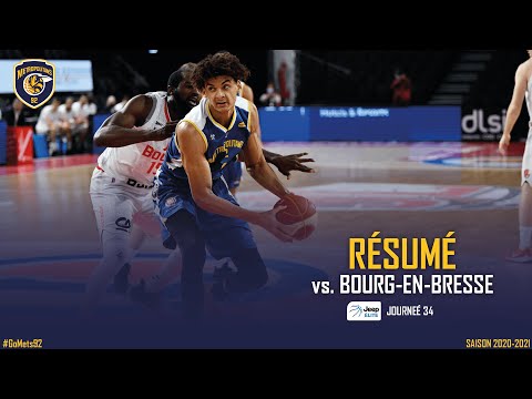 Résumé - Jeep Elite J34 Metropolitans 92 vs. JL Bourg - Saison 2020-2021