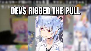 Pekora's Gacha Pull Goes Wild - Chat Screams "The Devs Rigged This!" | Usada Pekora