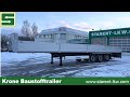 Krone Baustofftrailer 80 Cm Bordwände Liftachse NEU TR22118 Www Starent Lkw Com