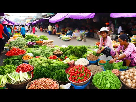 Battambang Food Tour Compilation: The Ultimate Cambodian Countryside Market Experience!