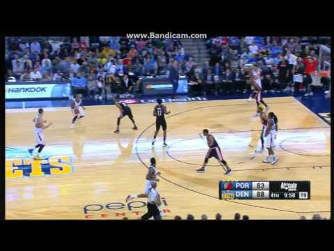 Nikola Jokic 23 Pts, vs. Blazers - Denver Nuggets vs. Portland Trail Blazers - NBA - 29/10/2016