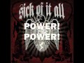 Sick Of It All - Take The Night Off (Lyric Video)