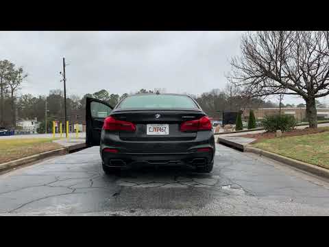 Hear A 2019 BMW M550i EXHAUST in COMFORT and SPORT modes