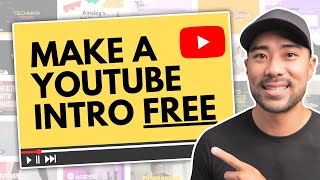 How To Make an Animated YouTube Intro Free In Canva // Intro Video For YouTube Channel