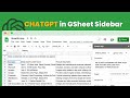 AI Magic in Google Sheets Sidebar: Create Tables and Generate Catchy Taglines in Seconds!