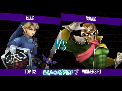 Blacklisted 7 Top 32 WR1 - Blue (Link) vs Bongo (Captain Falcon)