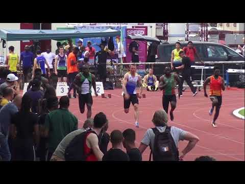 100m  SEM /SERIE 3 CHAMPIONNAT REGIONNAL ESPOIRS/ SENIORS IVRY SUR SEINE, 9 JUIN 2018