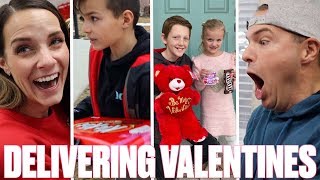 DELIVERING VALENTINES TO CRUSH | SPECIAL VALENTINE DELIVERY