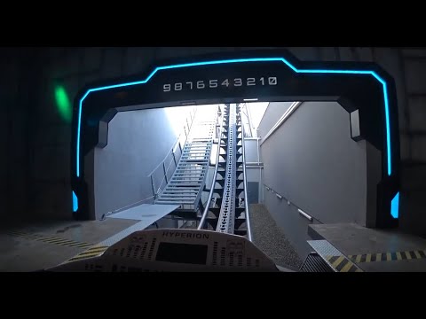 ENERGYLANDIA  Hyperion  Mega Coaster 142 km/h  (pierwszy wagonik)