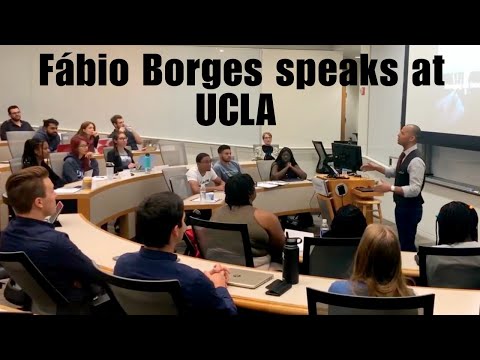 Fábio Borges Gives a Lecture at UCLA