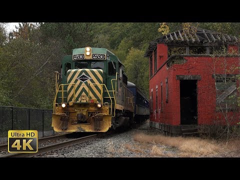 Passenger Trains on the Reading & Northern Railroad [4K]