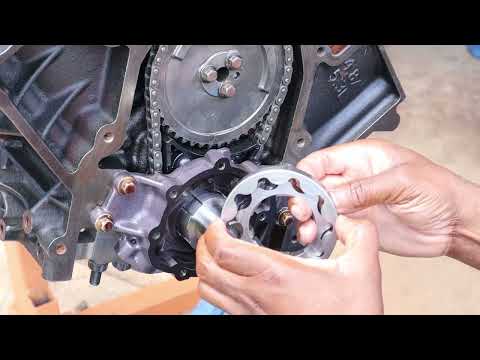 How to build a LS 383 from a 5.3 part 5 installing (camshaft, timing set and oil pump)