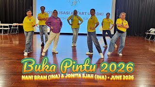 Buka Pintu 2026 || Line Dance || Beginner || Choreo: Nani Bram (INA) &amp; Jonita Sjah (INA) - June 2026