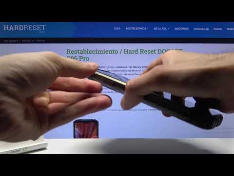 How to insert SIM card and memory card in DOOGEE S96 Pro - insert chip