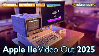 Getting Video out from a Vintage Apple IIe today - Members Only