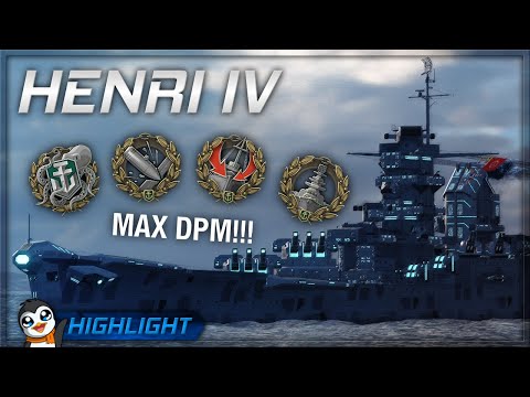 World of Warships - Maximale DPM = Carry Fun? - Henri IV [Stream Highlight]