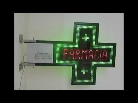 Guarda il video Croce LED Farmacia Slim 90